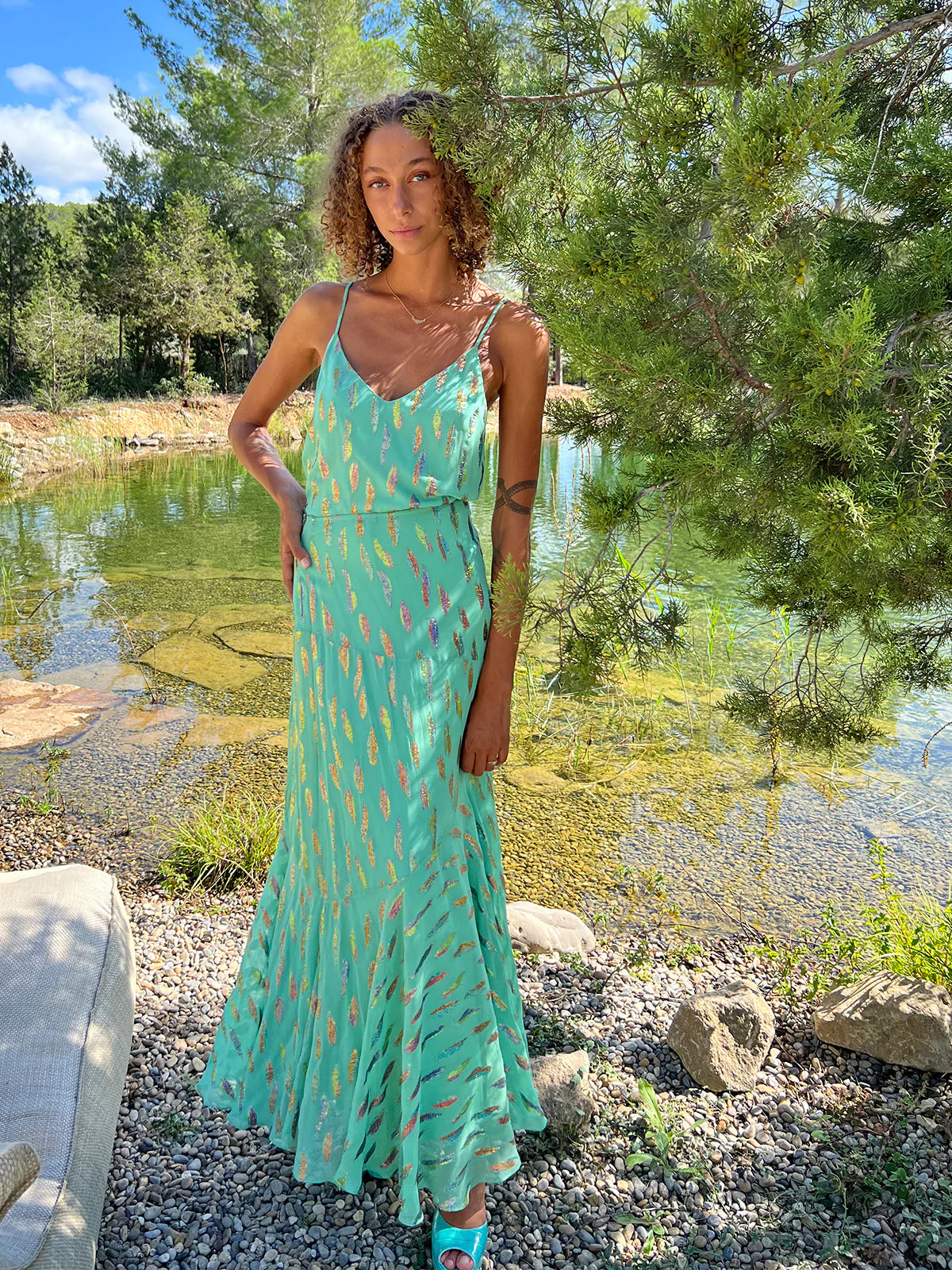 Flora Maxi Skirt - Stardust
