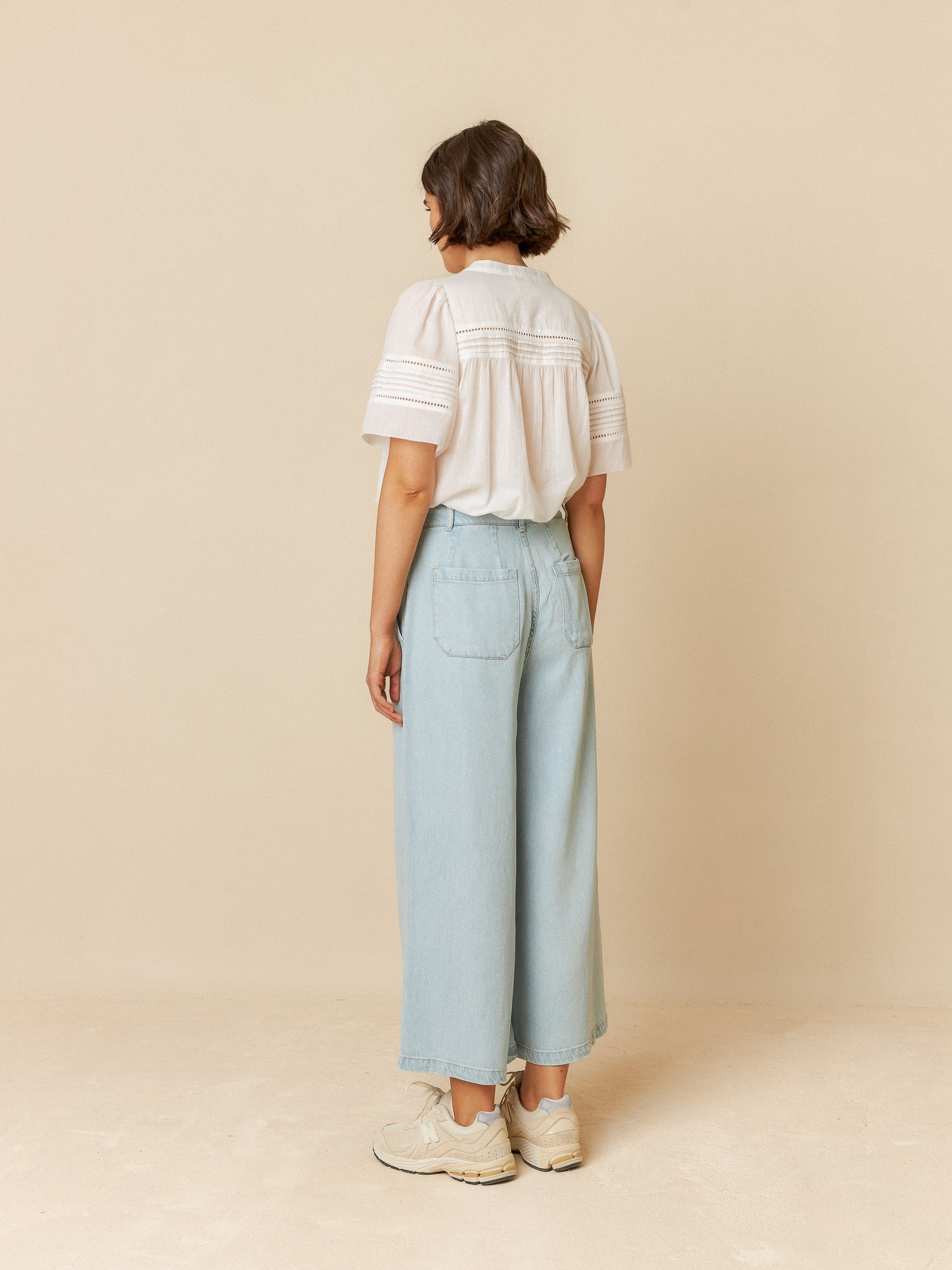DENIM EFFECT PANTS - INDI&COLD