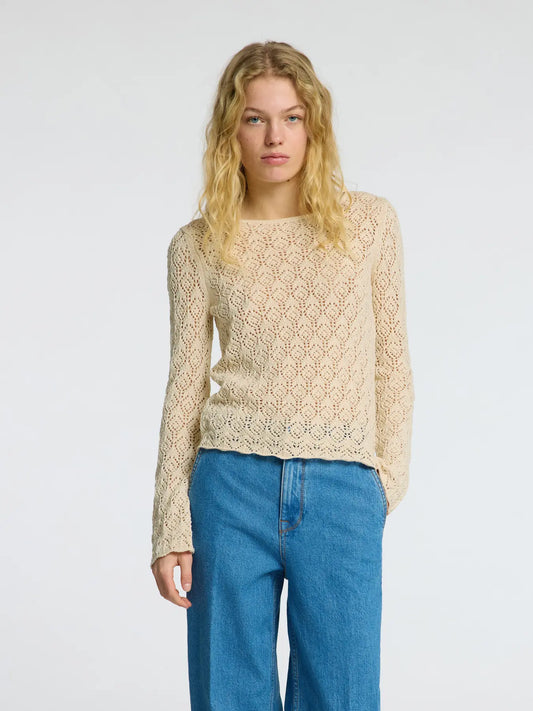 SLFNIVA LS KNIT O-NECK - SELECTED FEMME