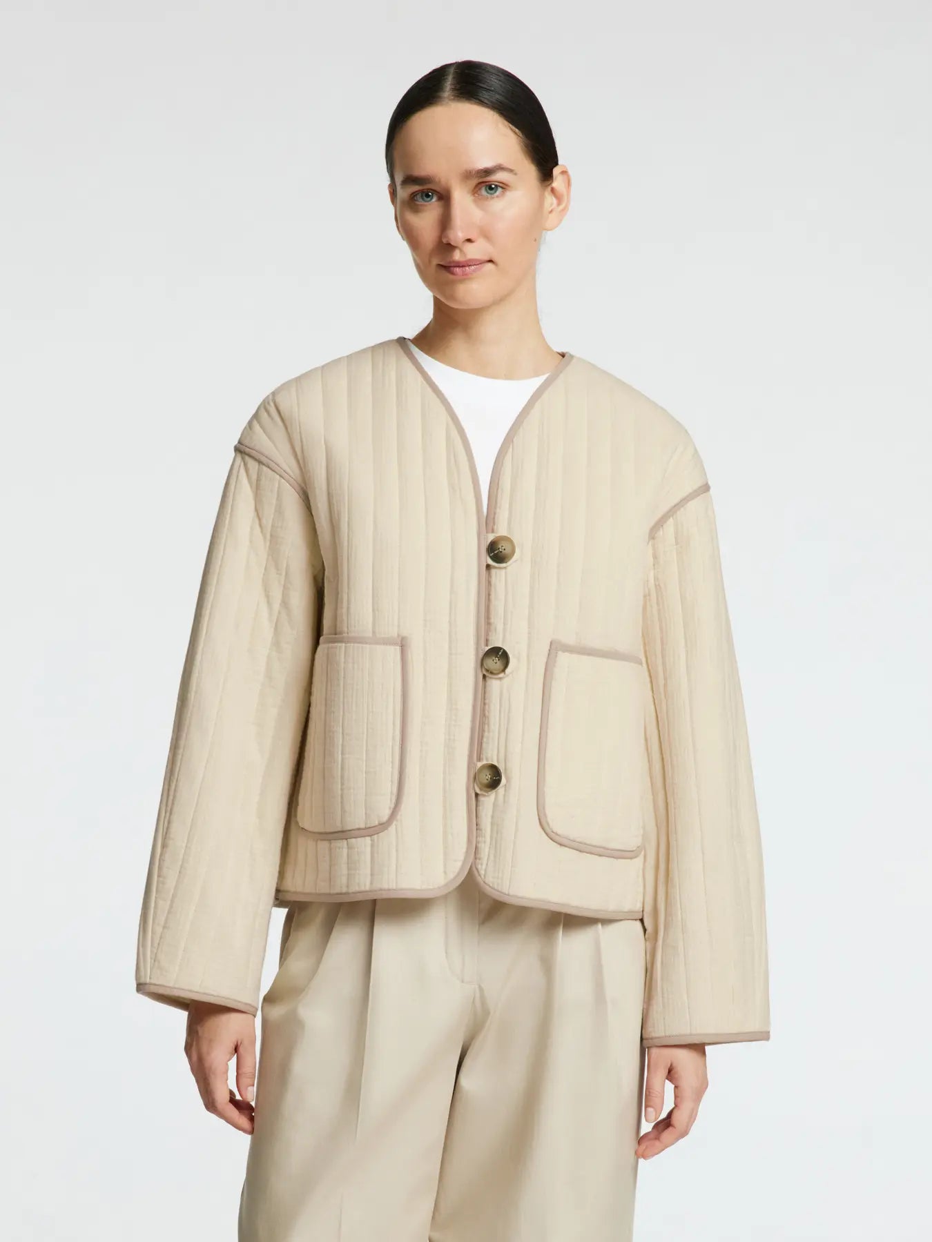 Quilted Padded Jacket - Selected Femme