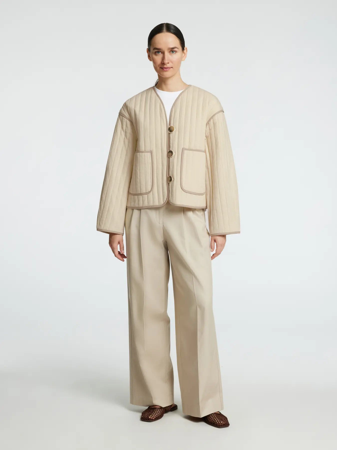 Quilted Padded Jacket - Selected Femme
