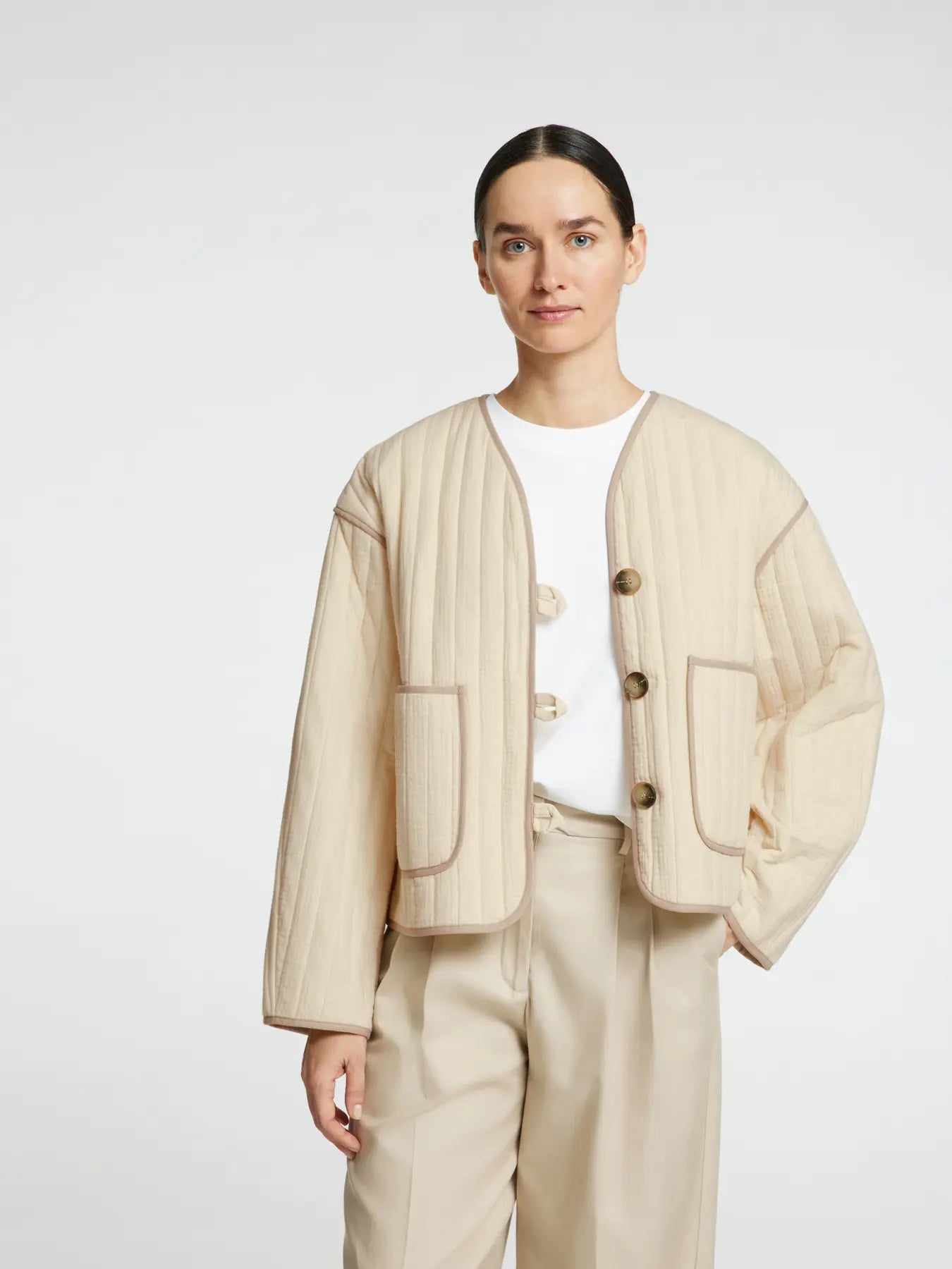 Quilted Padded Jacket - Selected Femme
