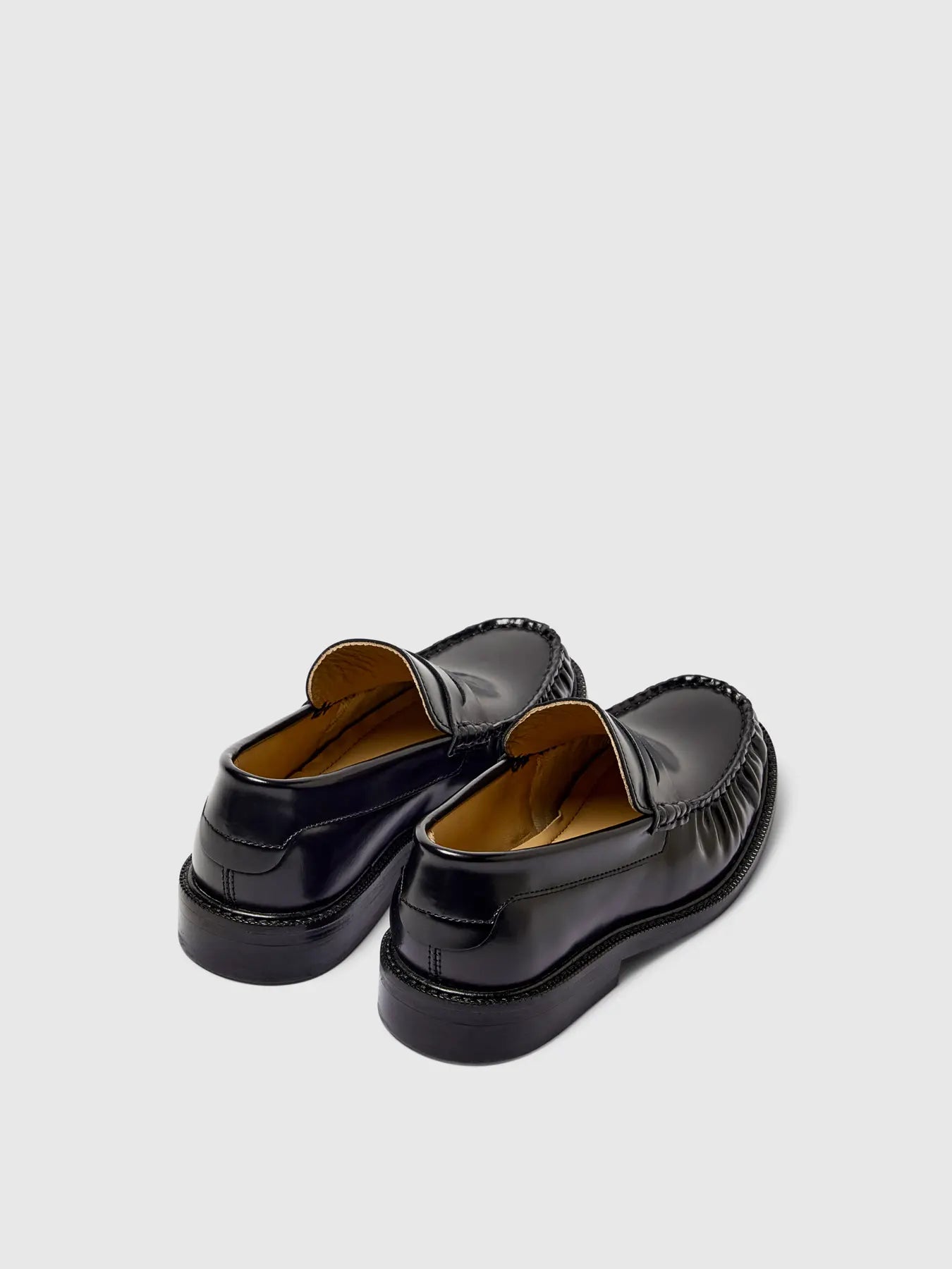 CAMILLE LEATHER LOW PENNY LOAFER - SELECTED FEMME