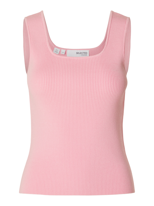 Ribbed Tank (Lilac Sachet) - Selected Femme