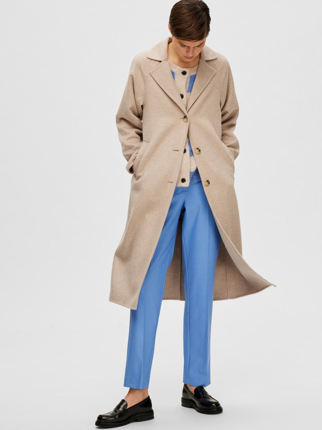 Handmade Wool Coat (Tama) - Selected Femme