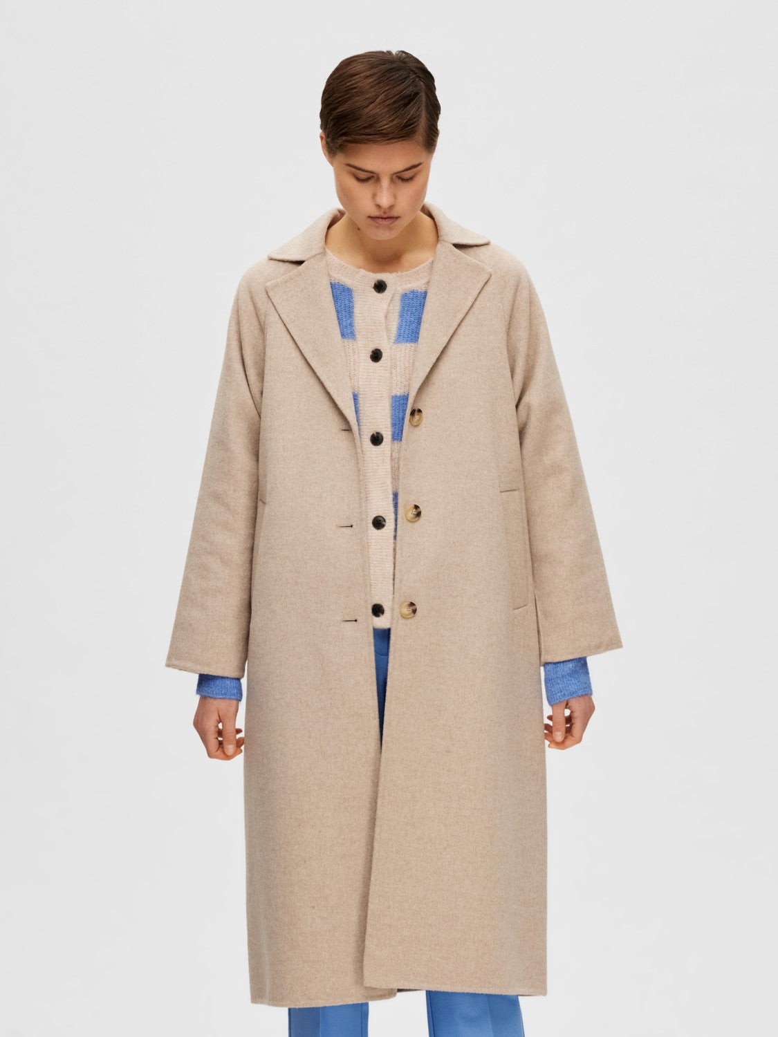 Handmade Wool Coat (Tama) - Selected Femme