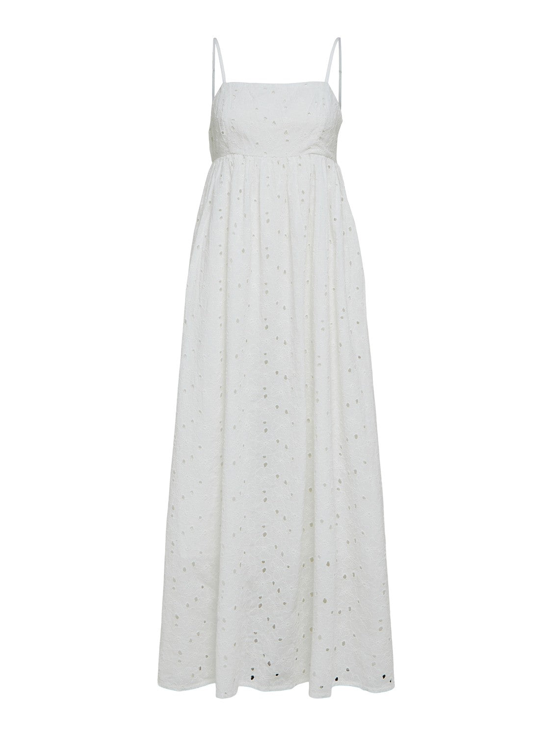 Bonita Maxi Broderie Dress - Selected Femme