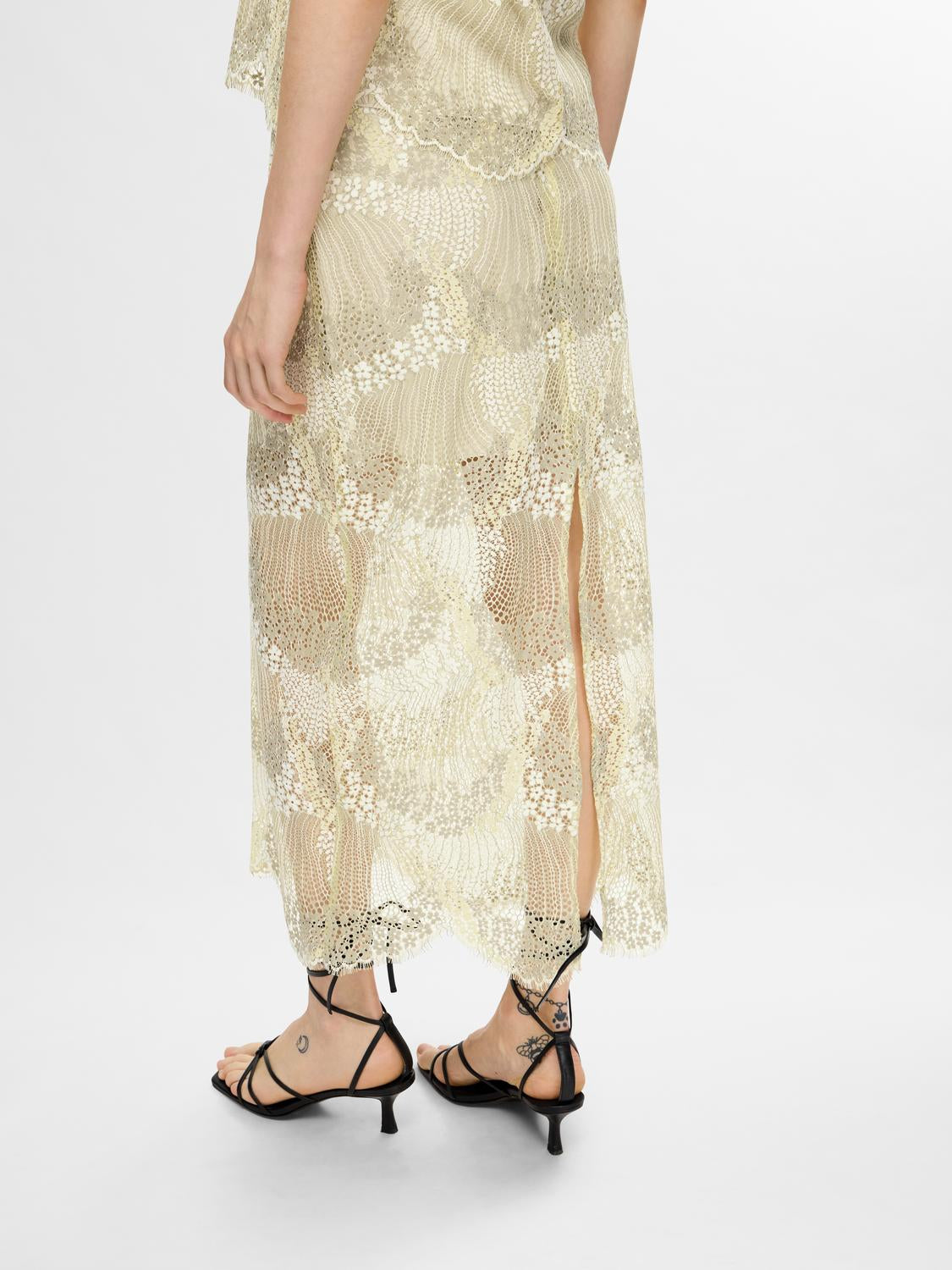 SLFFELICA HW ANKLE LACE SKIRT - SELECTED FEMME