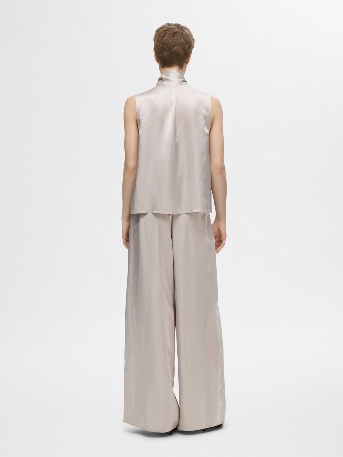 Selene High Waist Trousers - Selected Femme