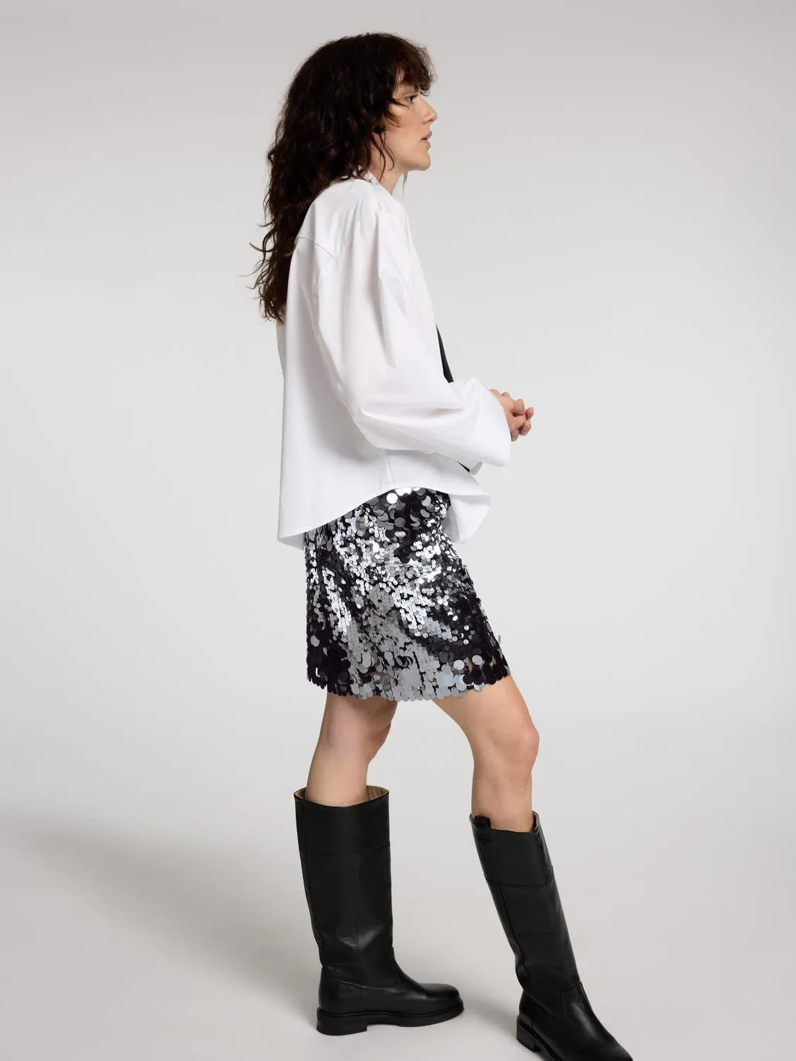 TANA SEQUIN SKIRT - SELECTED FEMME