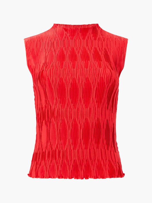 Moira Pleated Sleeveless Top - French Connection