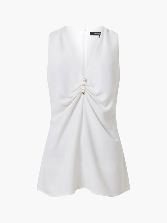 Arlette Sleeveless V Neck Top - French Connection
