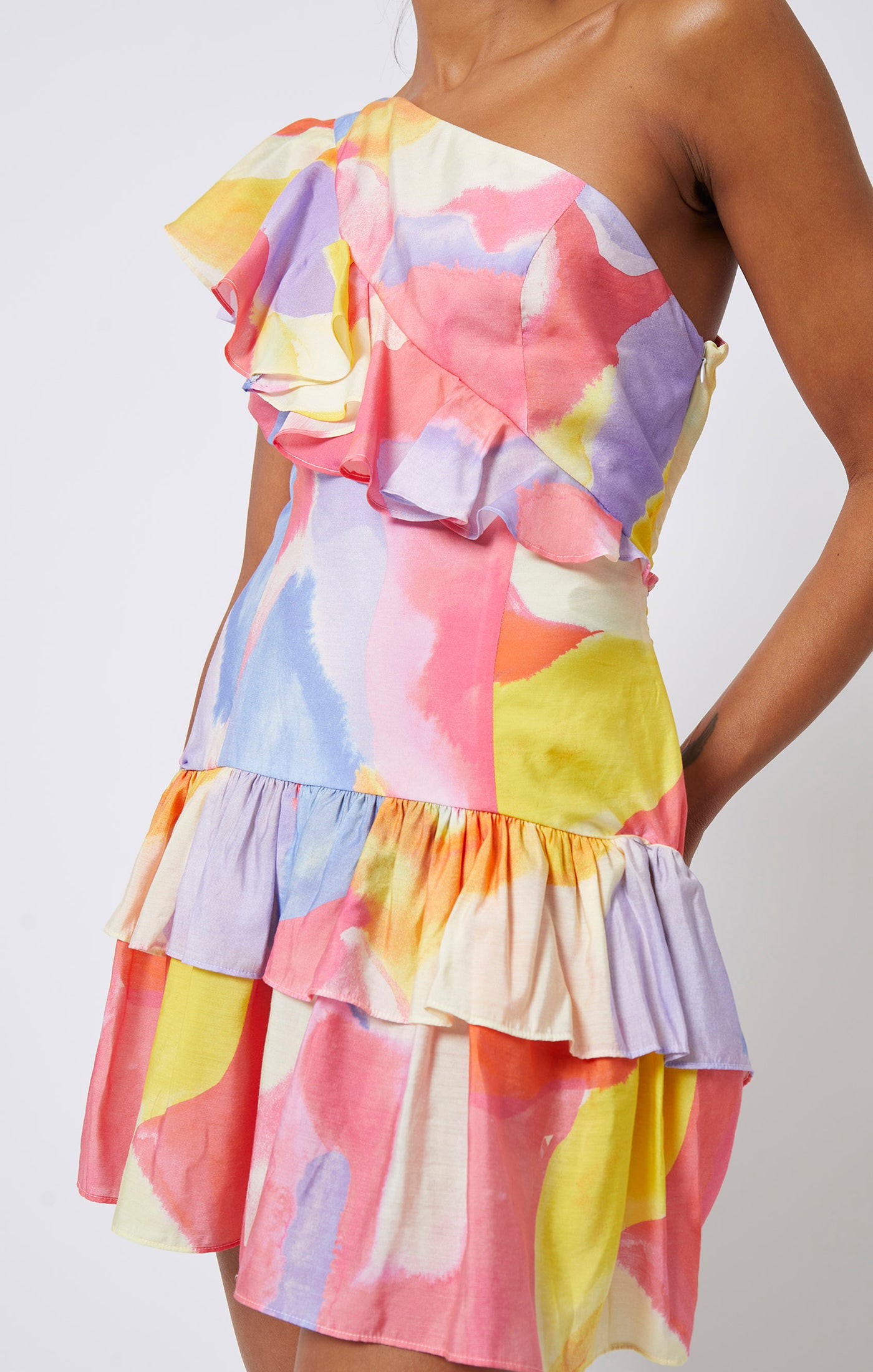 Isadora Ruffle Dress - French Connection