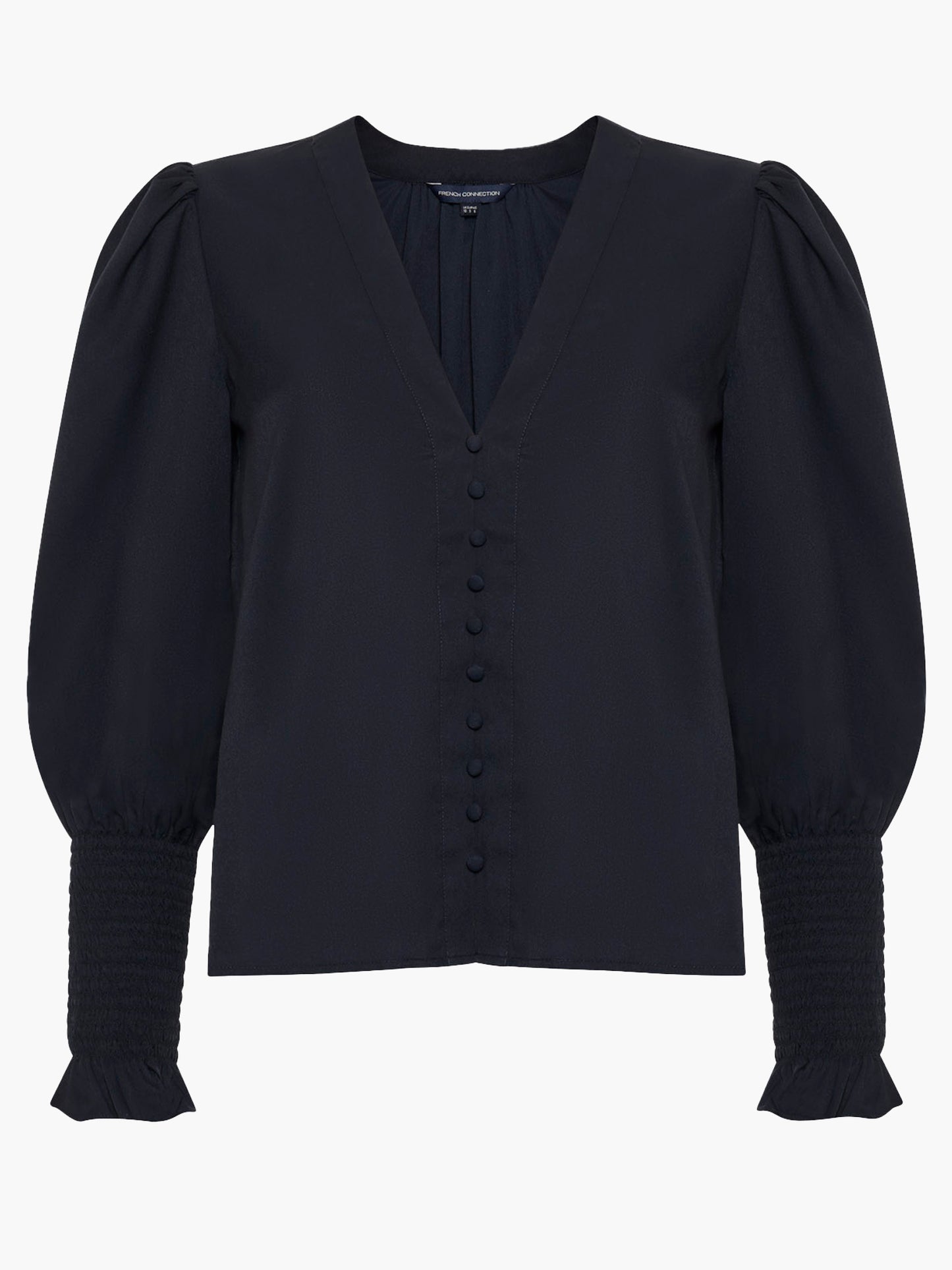 CREPE V NECK BLOUSE FRENCH CONNECTION