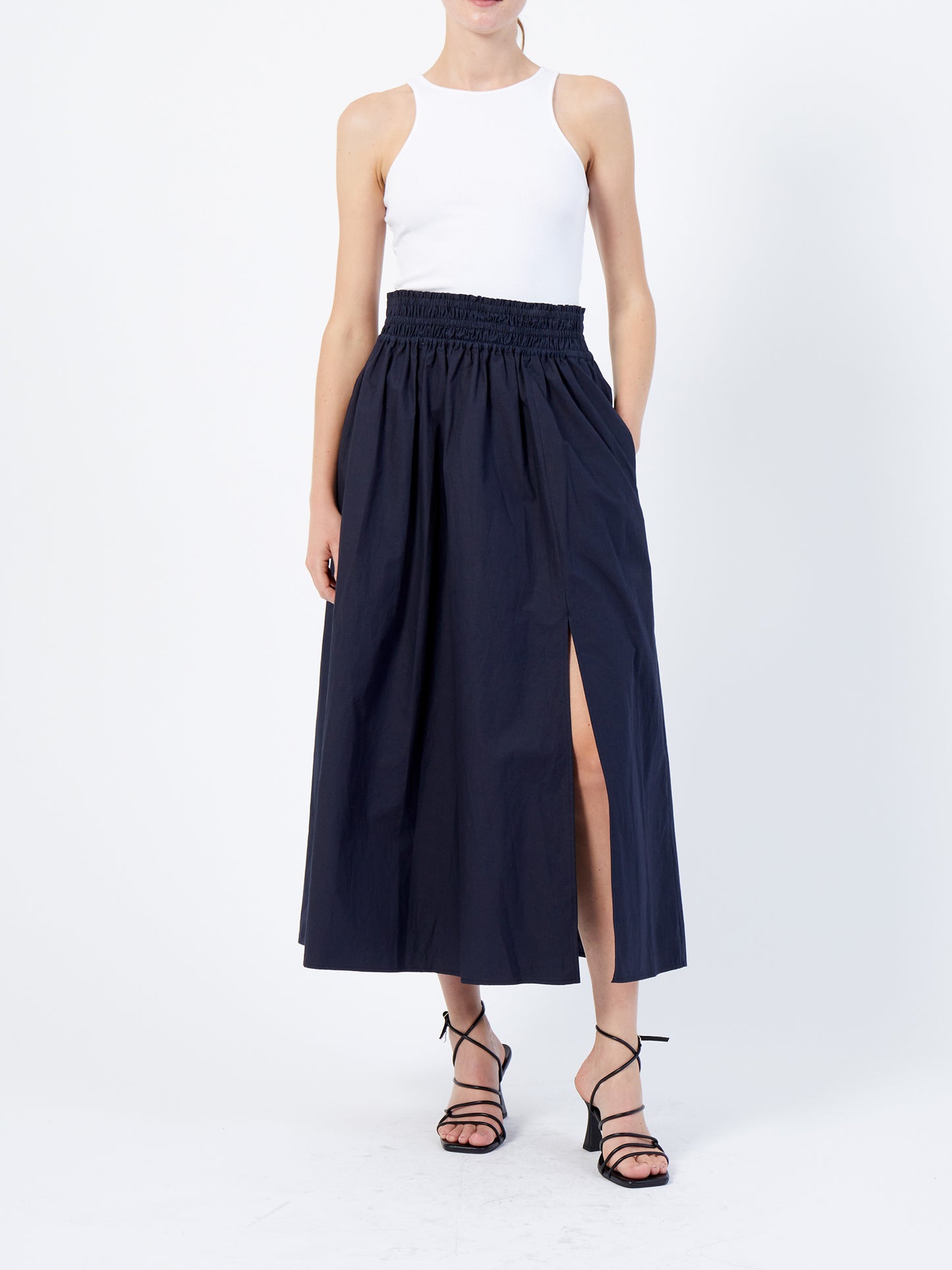 Barletta Poplin Square Skirt - French Connection