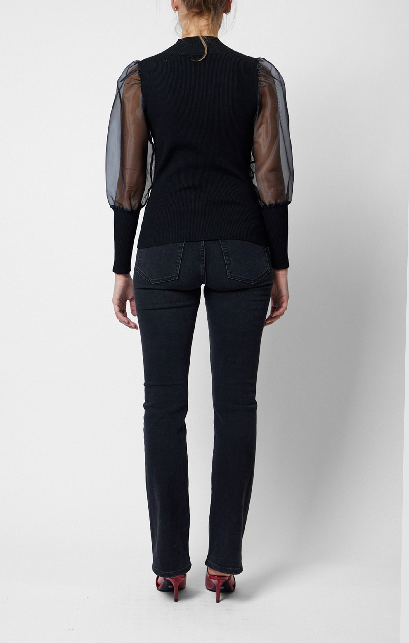 Krista Organza Puff Sleeve - French Connection