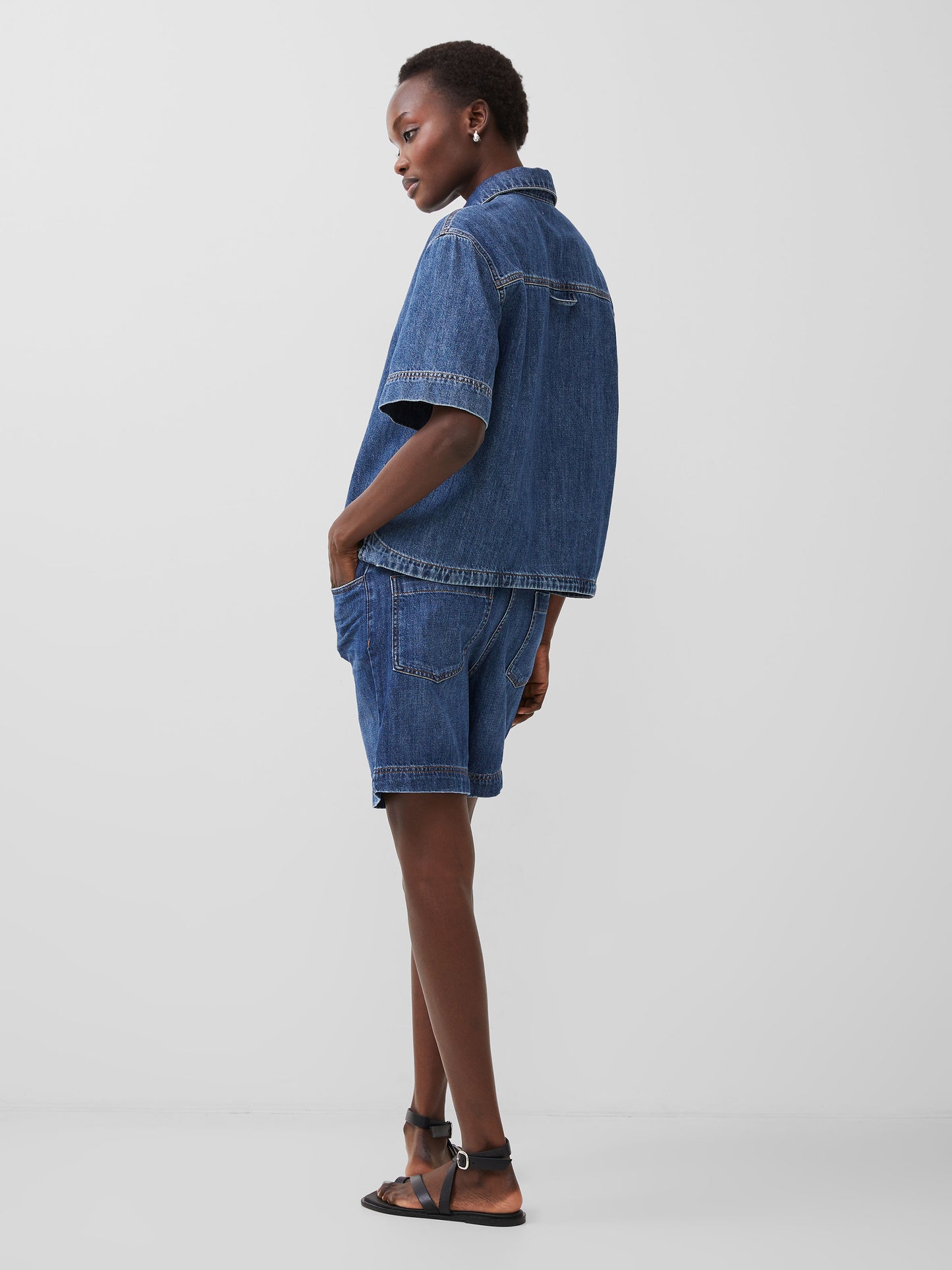 Finley Denim Short Sleeve Shirt - French Connection