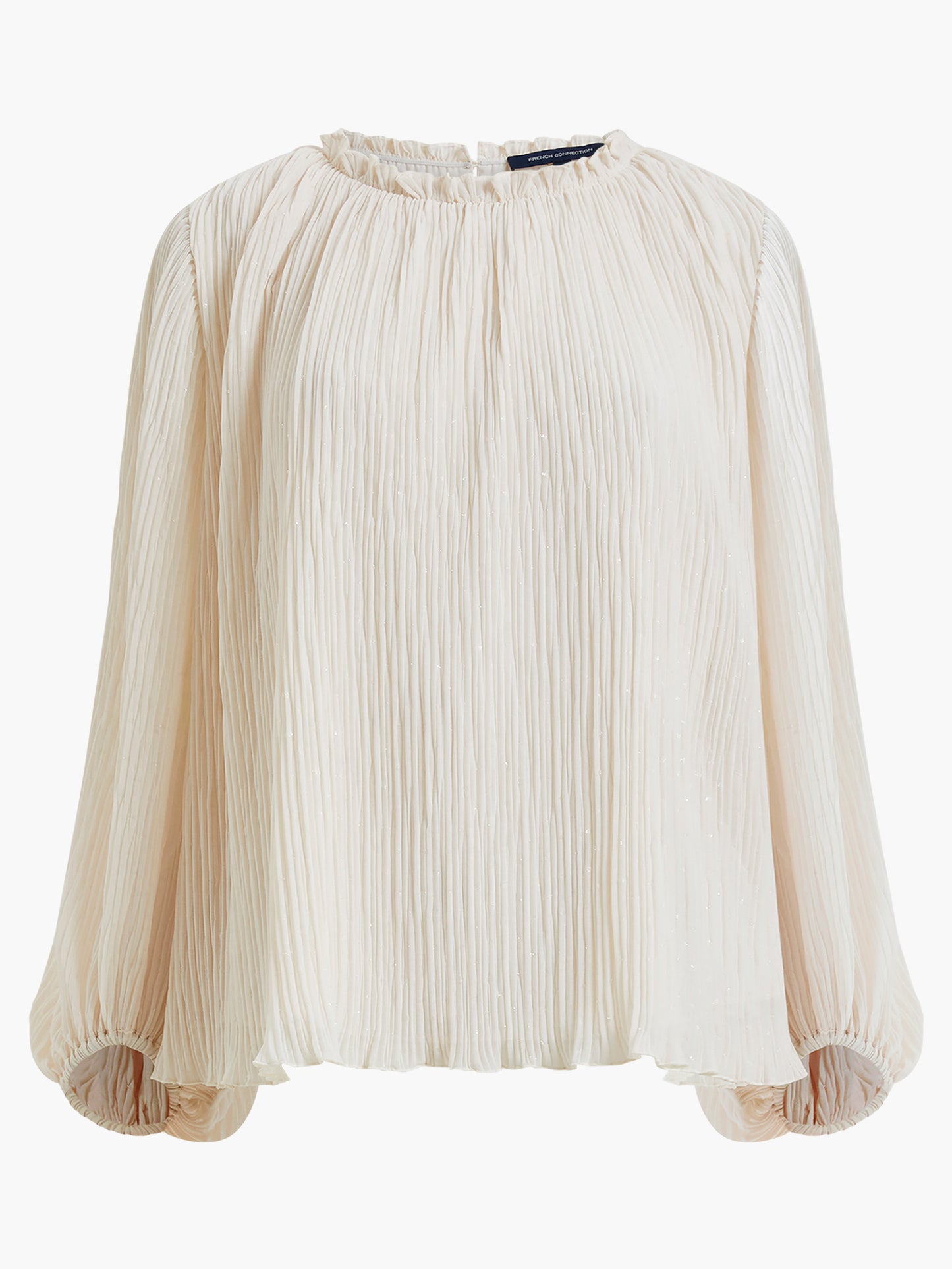 Callie Lurex Pleated Top - French Connection