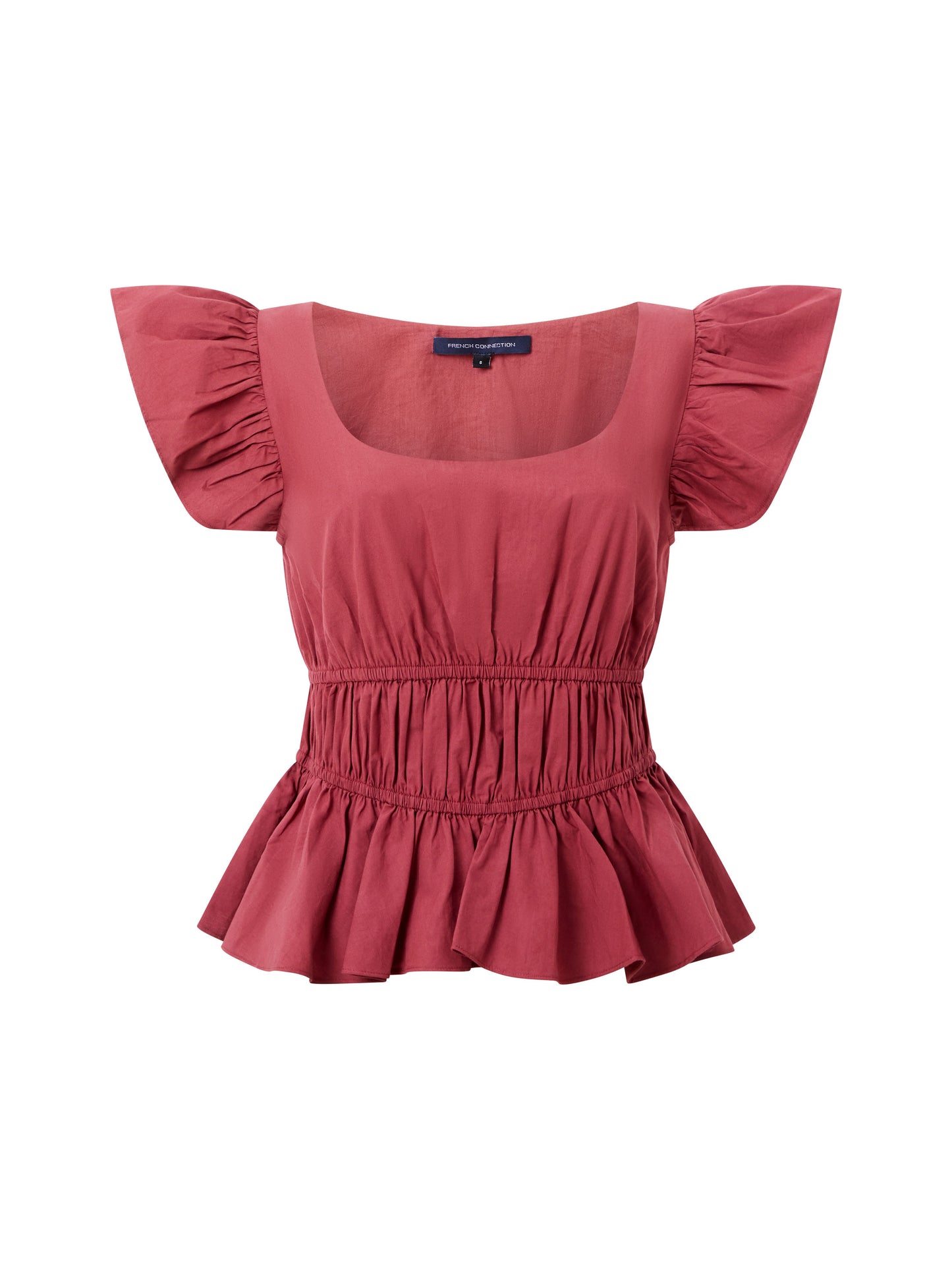 Cambria Cotton Scoop Neck - French Connection