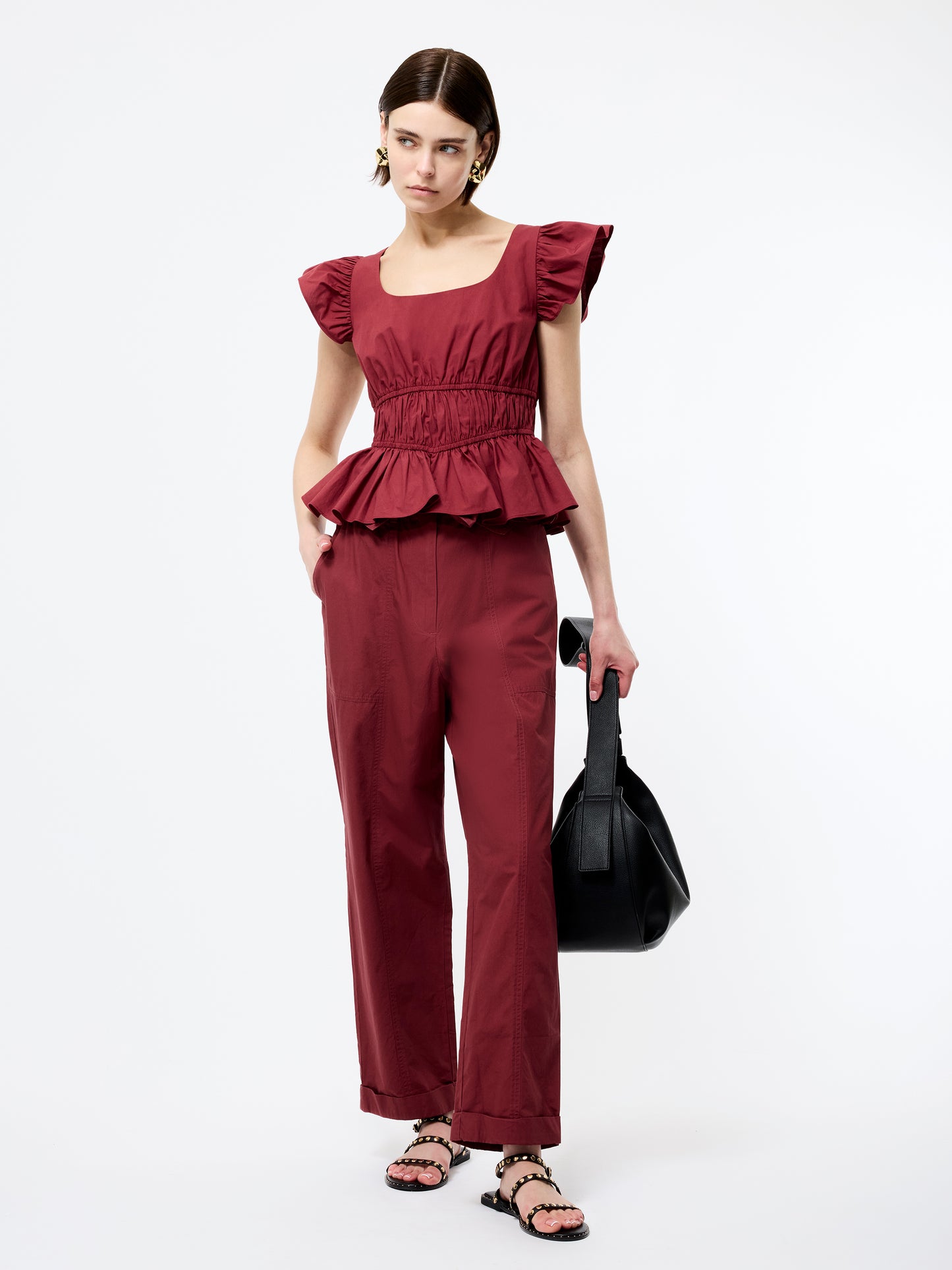 Cambria Cotton Scoop Neck - French Connection