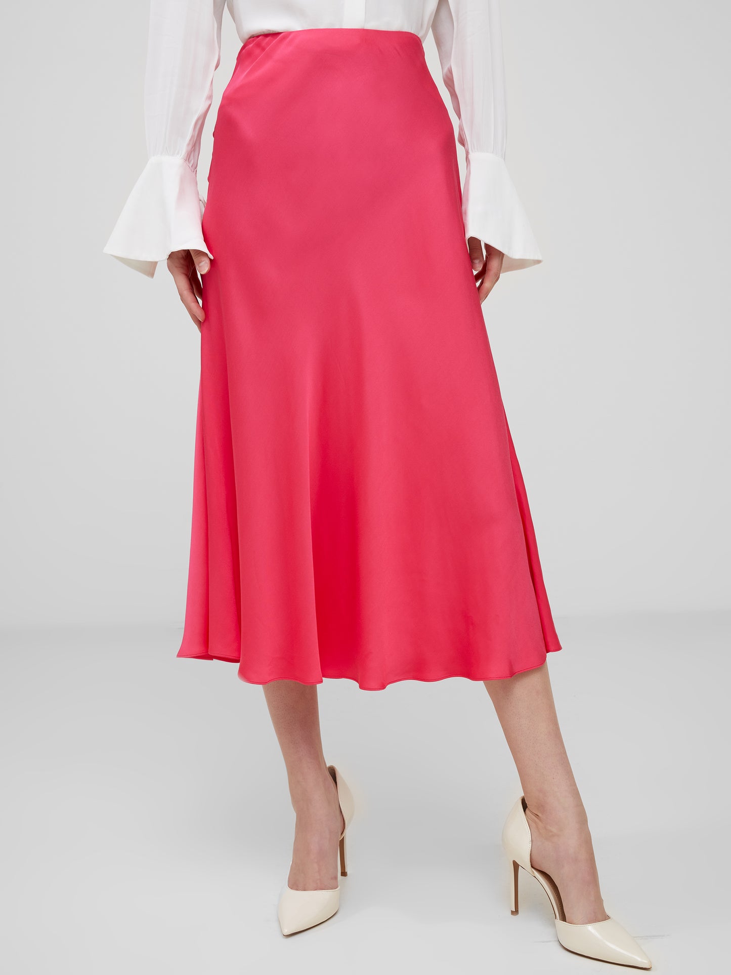 Ennis Satin Midaxi Slip Skirt - French Connection