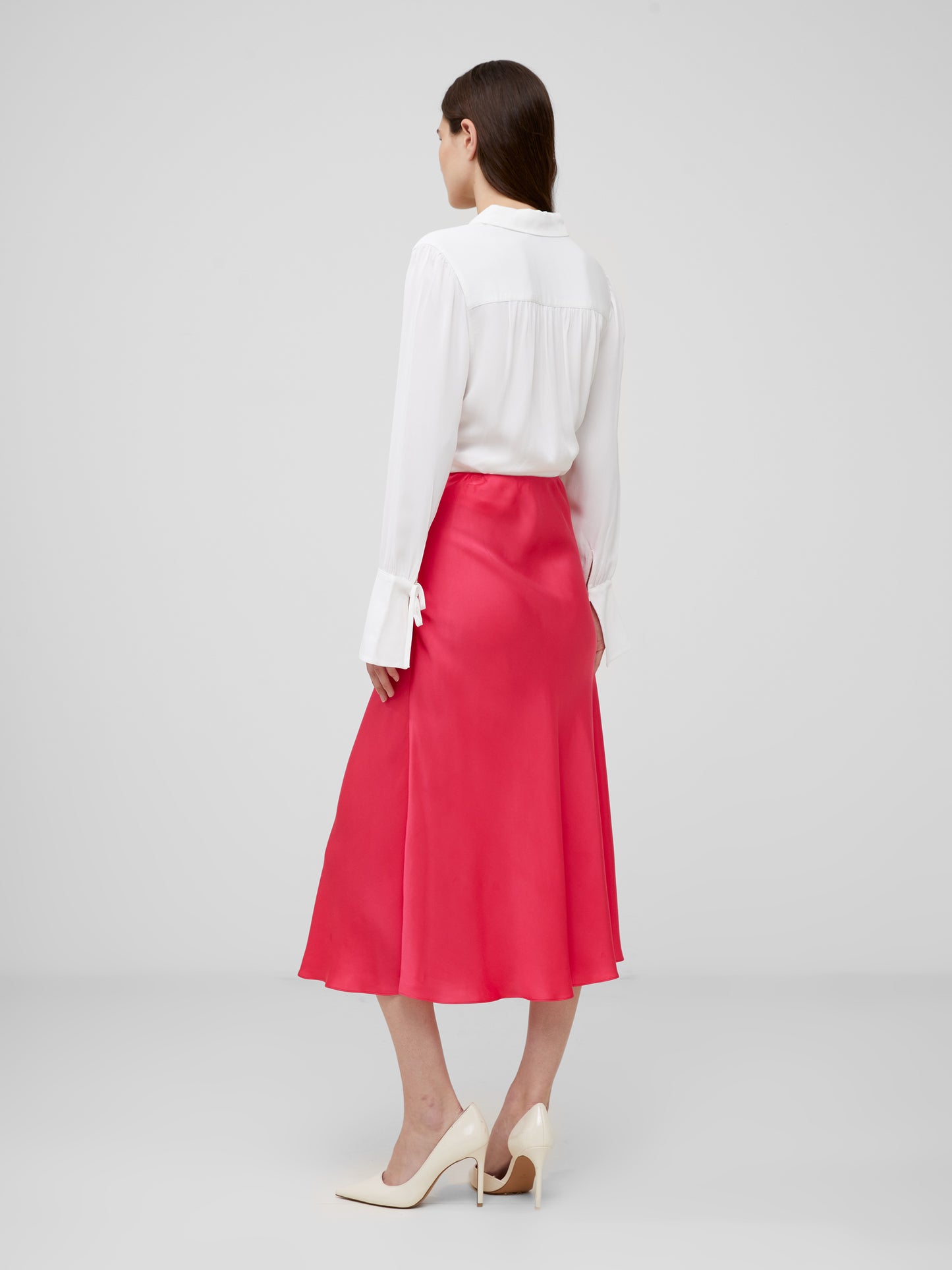 Ennis Satin Midaxi Slip Skirt - French Connection