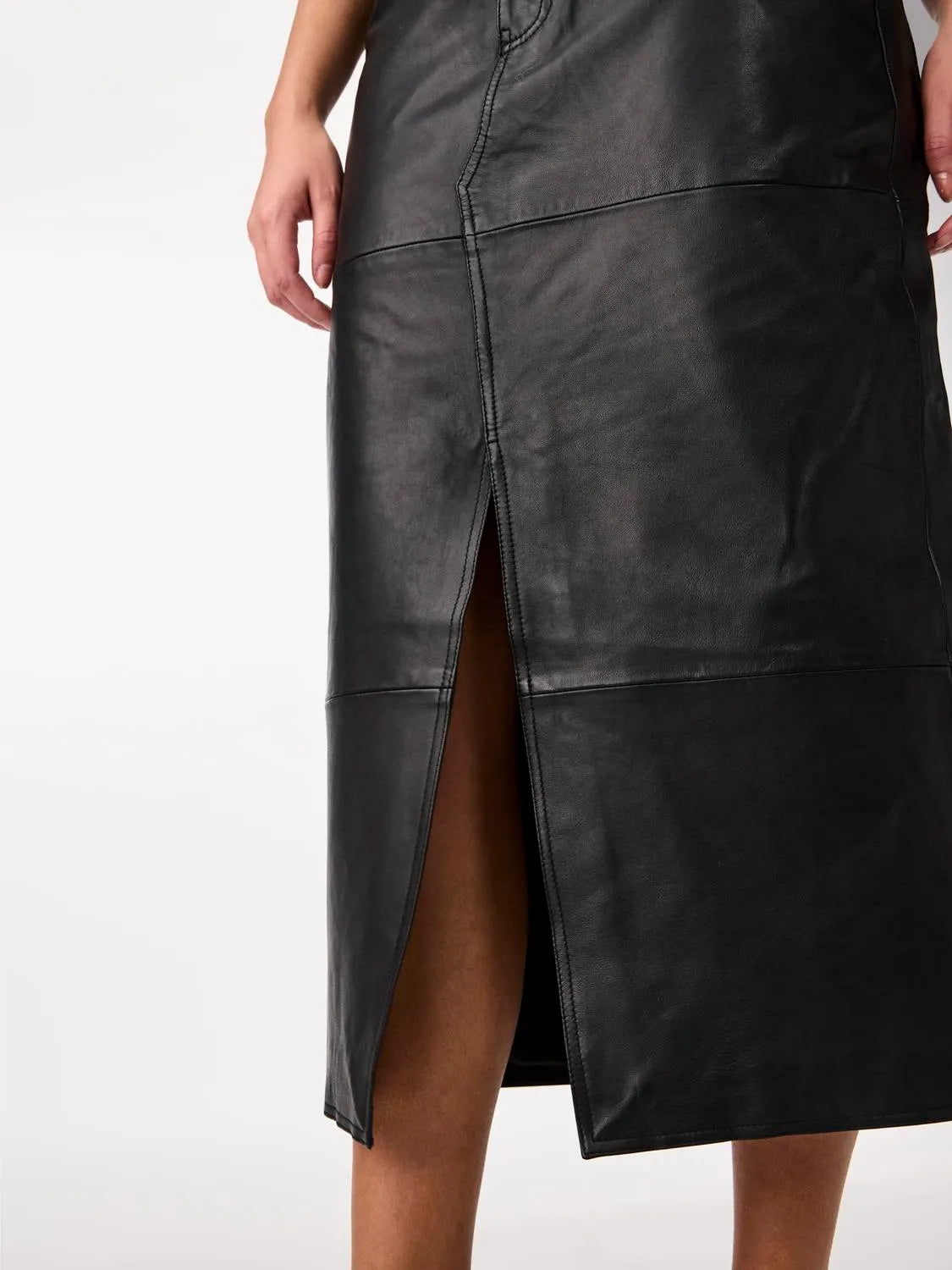 MINA LEATHER SKIRT - YAS
