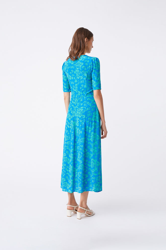 Crista Floral Midi Dress - Suncoo