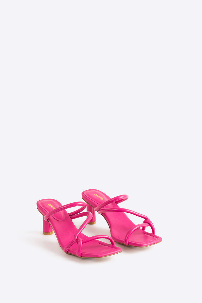 Hisma Heeled Mules - Suncoo