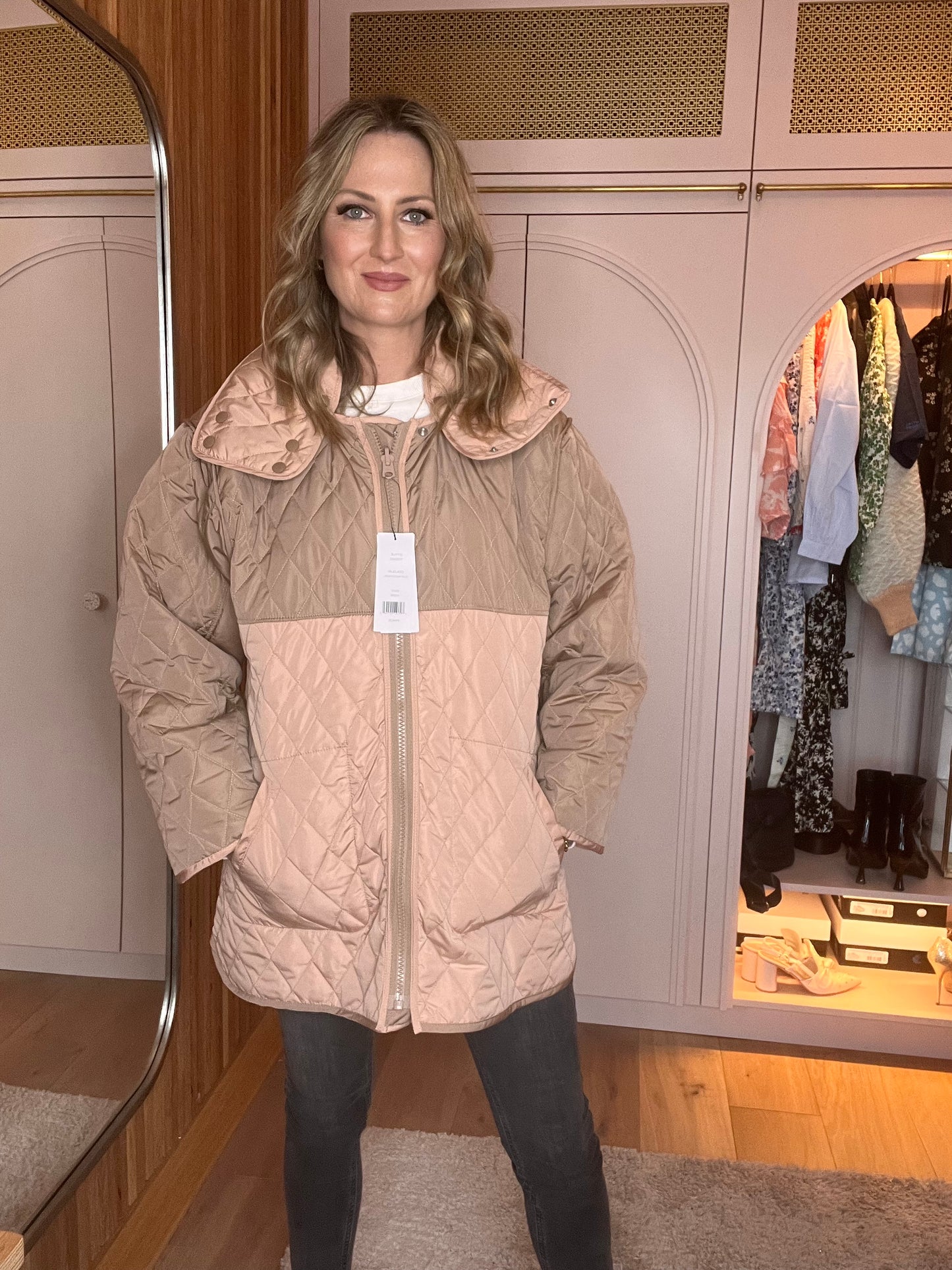 Aris Sustainable Quilted Jacket - French Connection