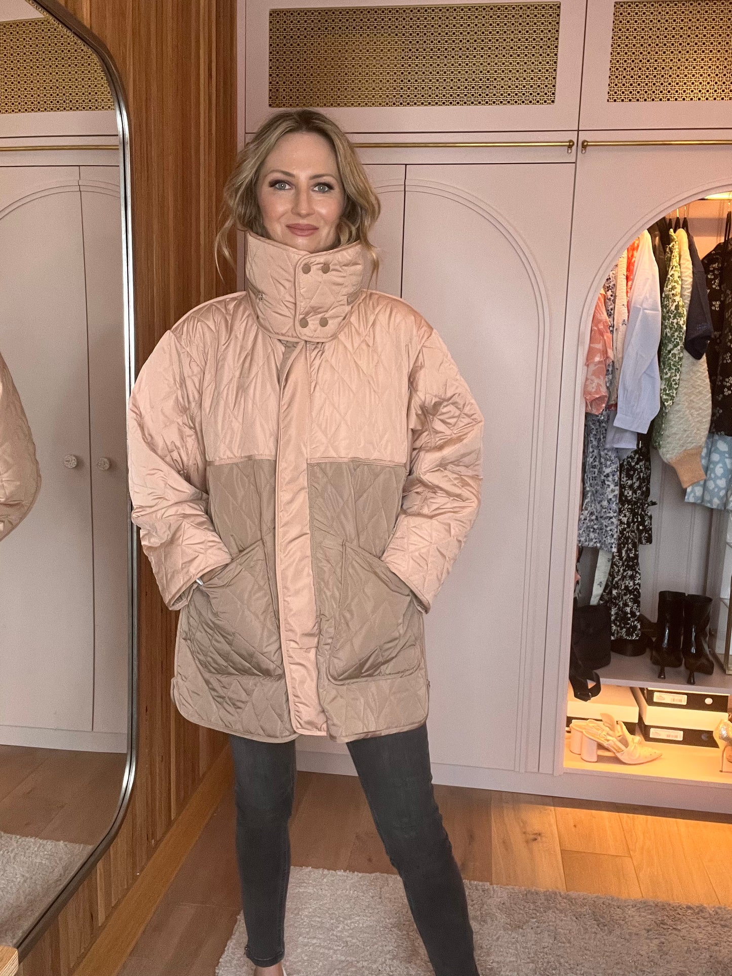 Aris Sustainable Quilted Jacket - French Connection