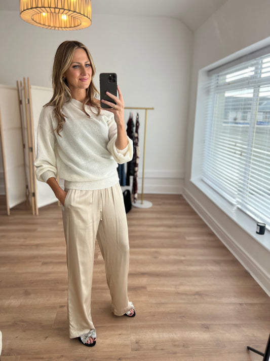 Tiara Trousers (Champagne) - Part Two