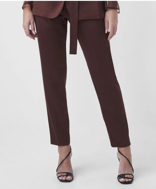Enid Satin Tapered Trousers