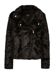 Ines Faux Fur Biker - Maison R&C