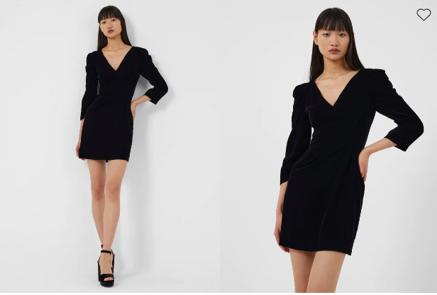 Ilavia Velvet Mini Dress - French Connection