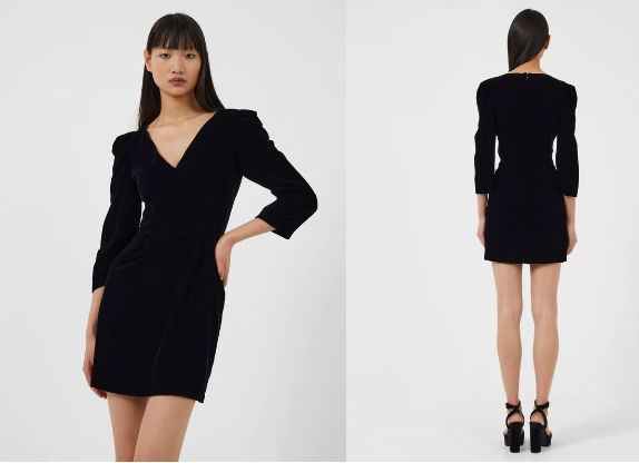 Ilavia Velvet Mini Dress - French Connection