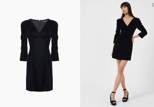 Ilavia Velvet Mini Dress - French Connection