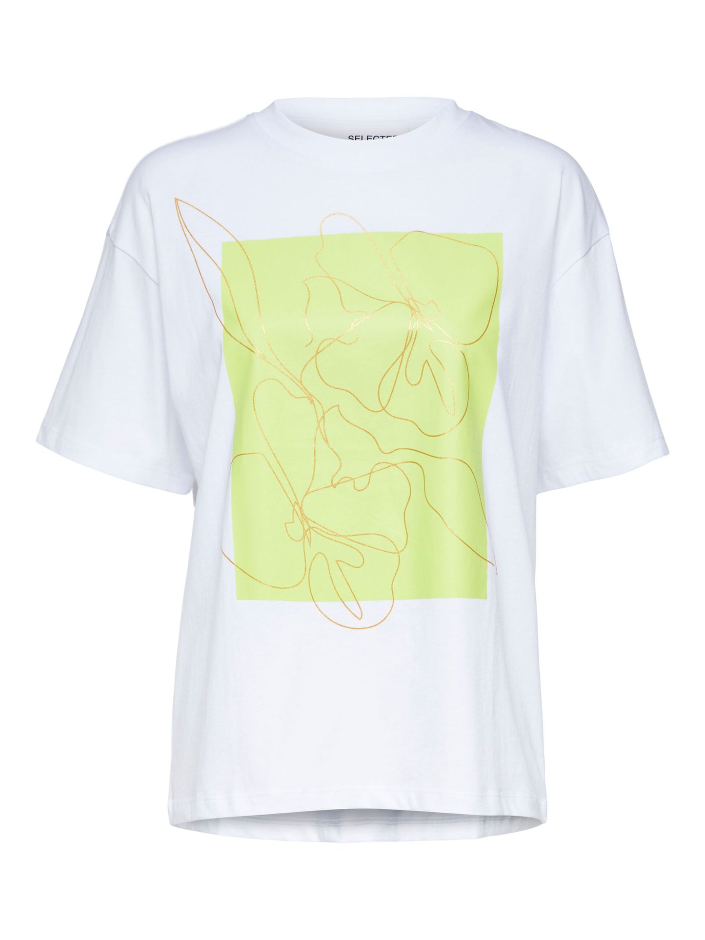 Graphic Print Tee - Selected Femme