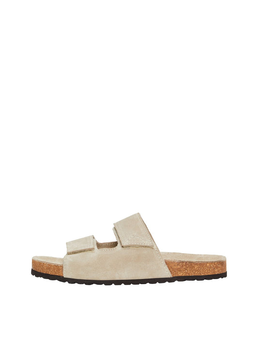 Suede Sliders - Selected Femme