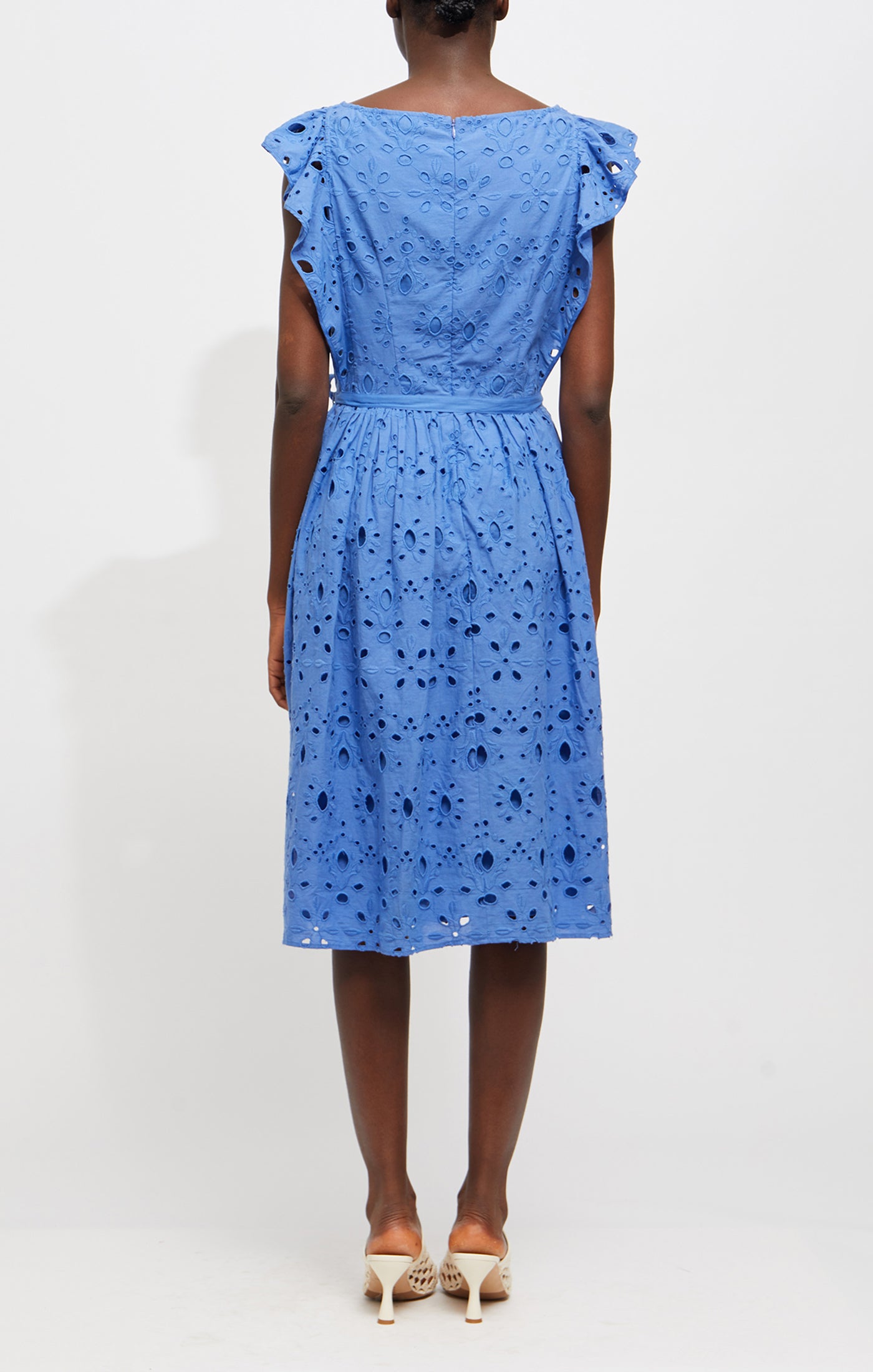 Cilla Broderie Anglaise Dress - French Connection