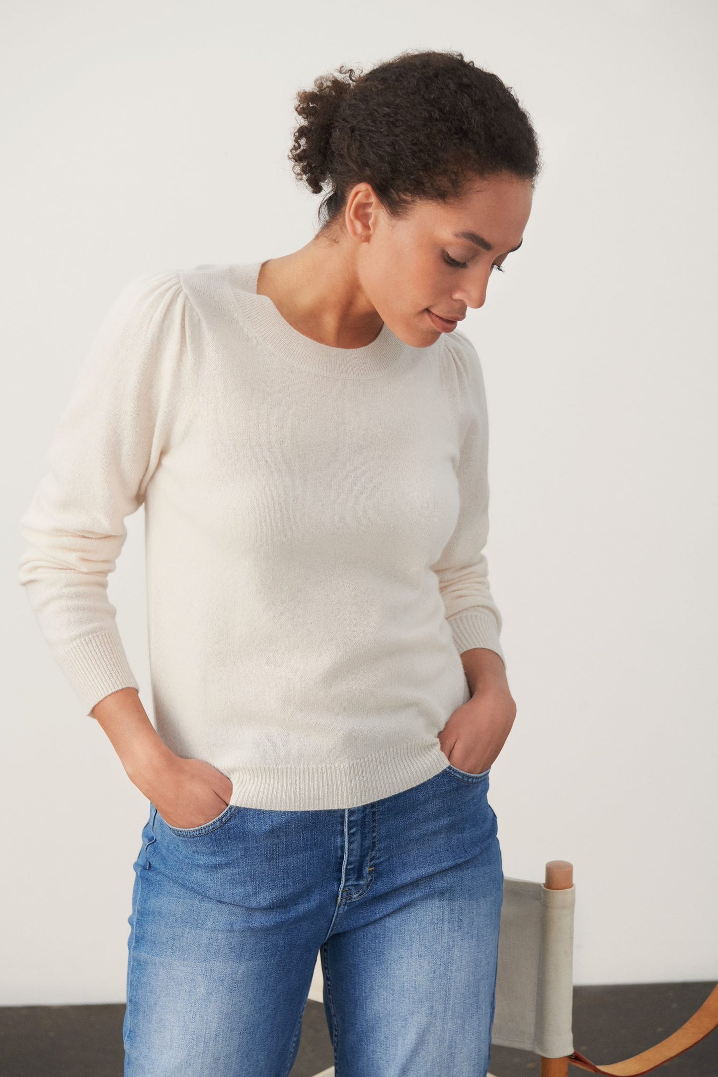 Cashmere Crew Neck Cream