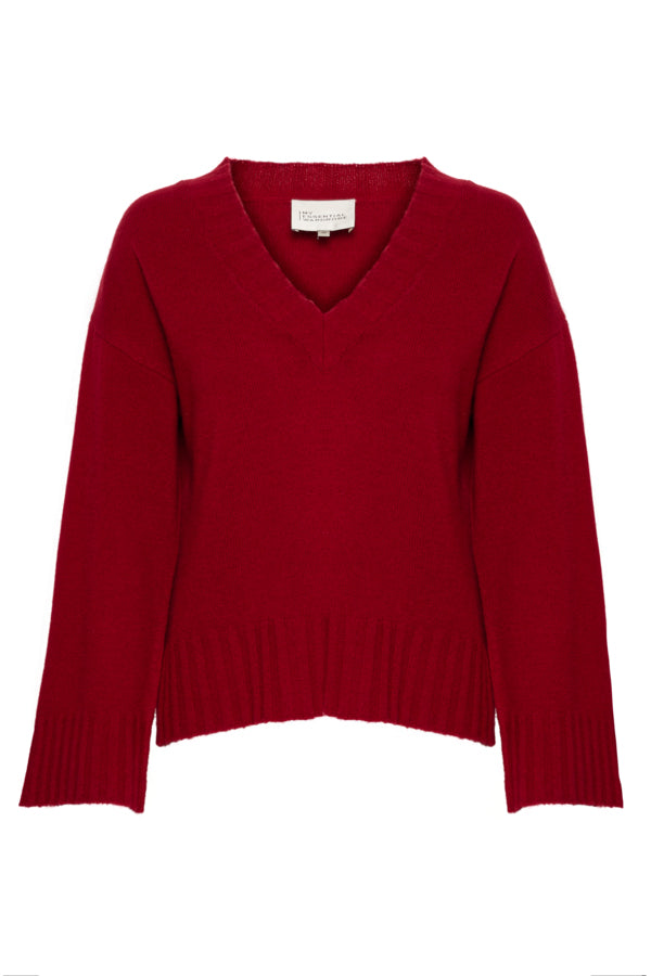 Huxi V-Neck Knit - My Essential Wardrobe