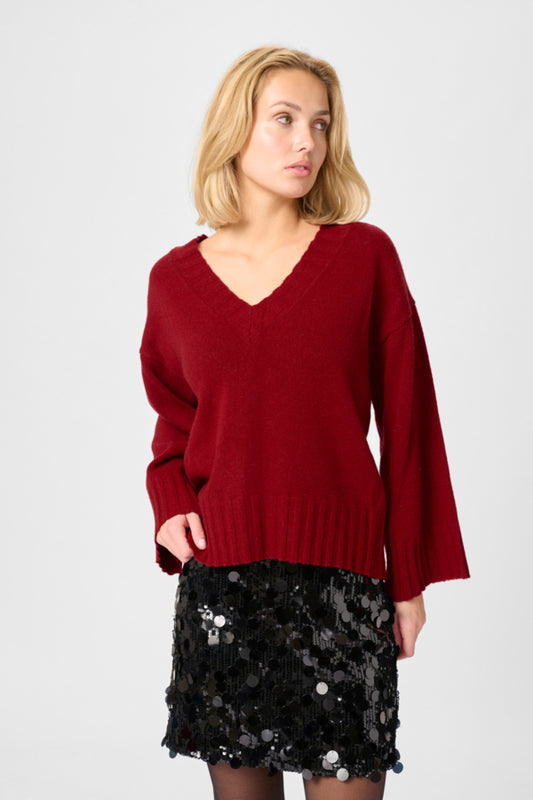 Huxi V-Neck Knit - My Essential Wardrobe