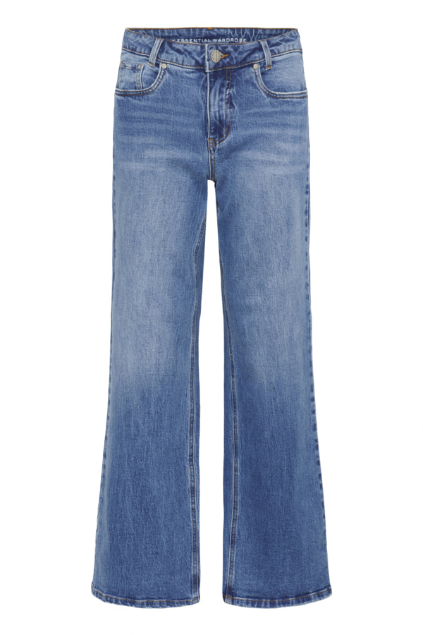 35 THE LOUIS 139 HIGH WIDE, Medium Blue Retro Wash