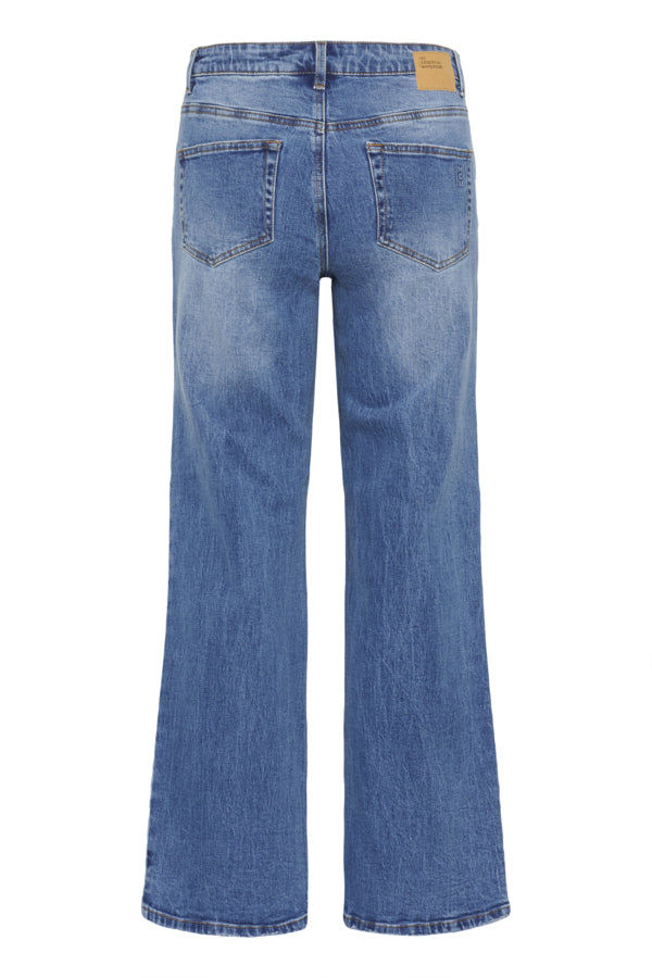 35 THE LOUIS 139 HIGH WIDE, Medium Blue Retro Wash