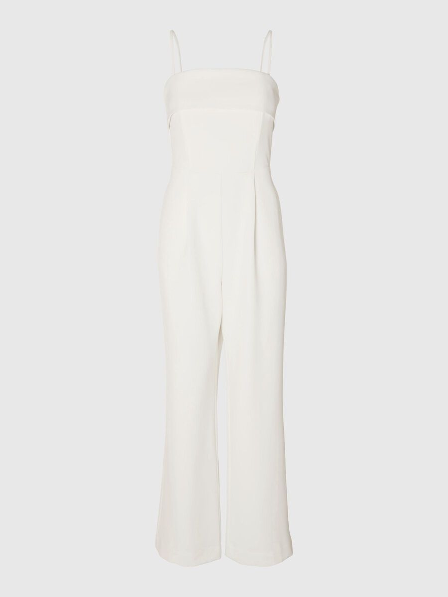 Vinelle Jumpsuit (White) - Selected Femme