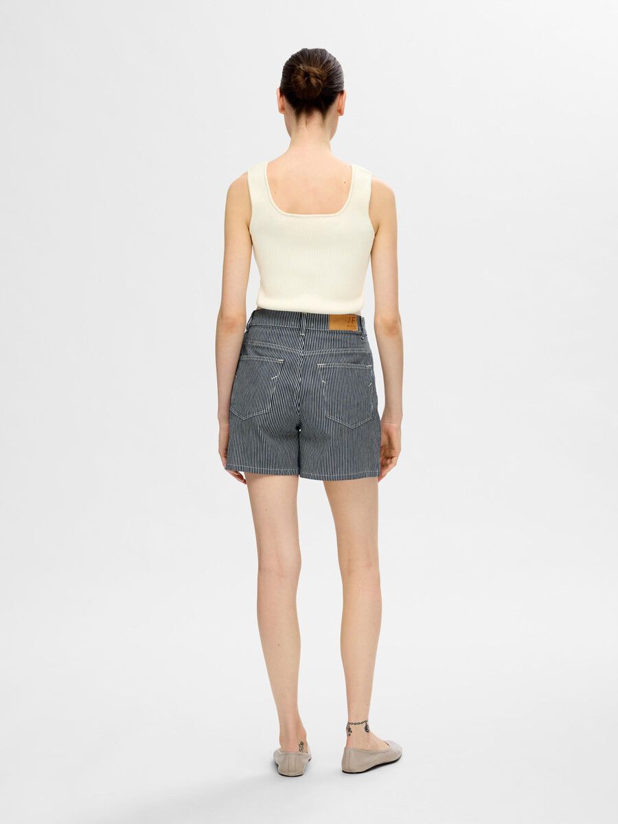 Ribbed Tank (birch) - Selected Femme