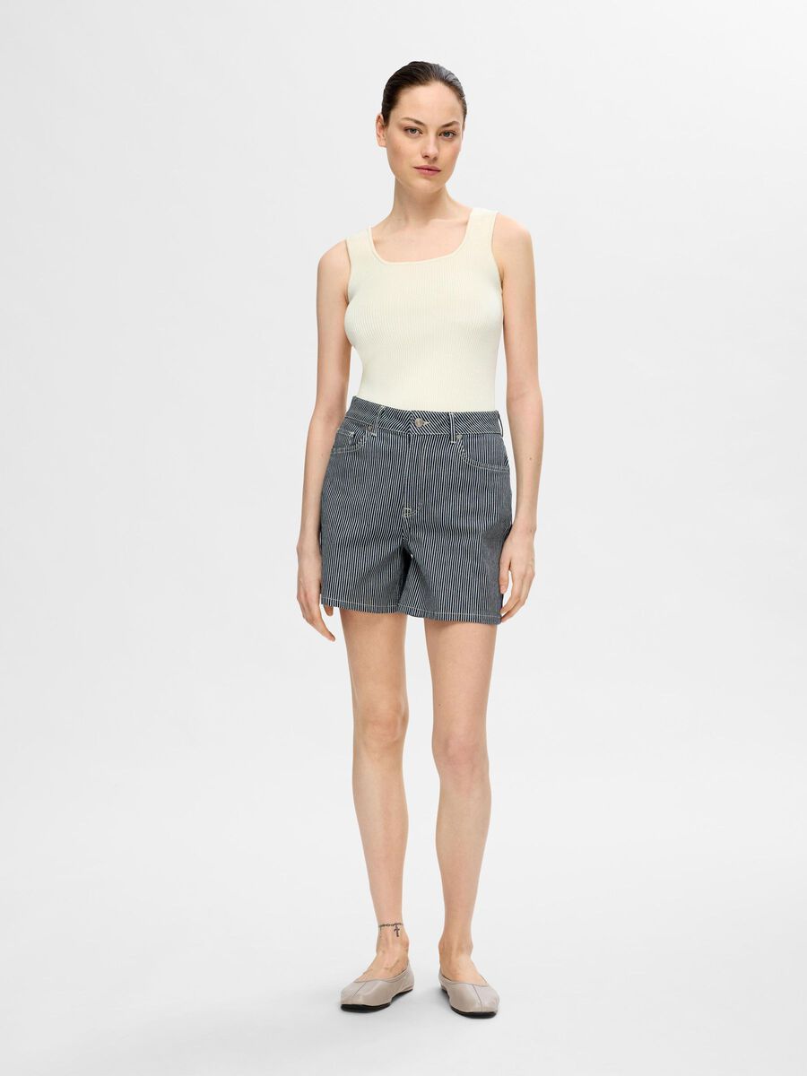 Ribbed Tank (birch) - Selected Femme