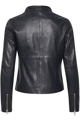 Frances Leather Jacket (MIDNIGHT NAVY) - Part Two