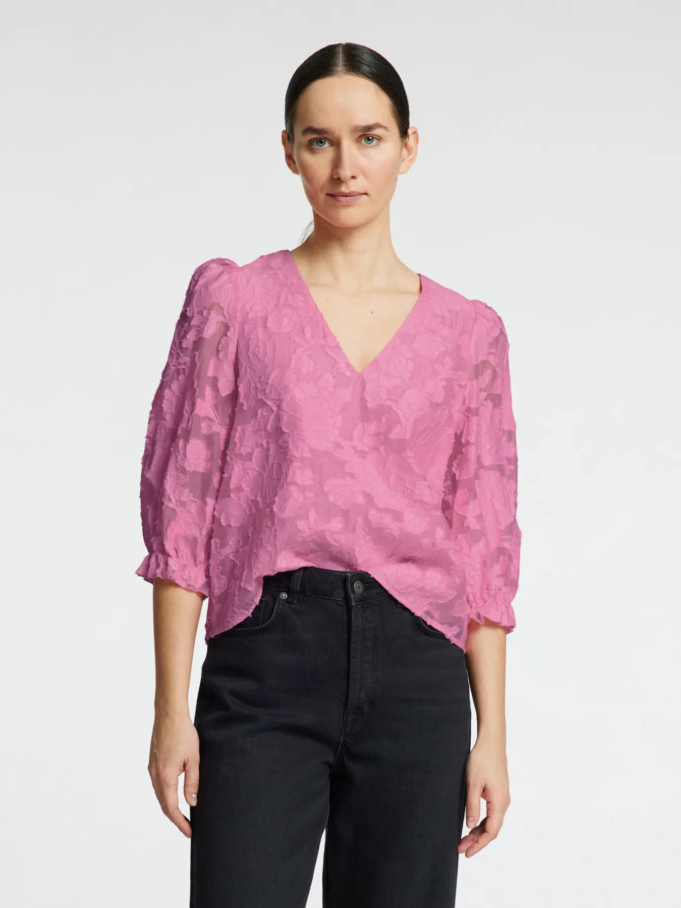 Cathi Sadie 3/4 Top - Selected Femme